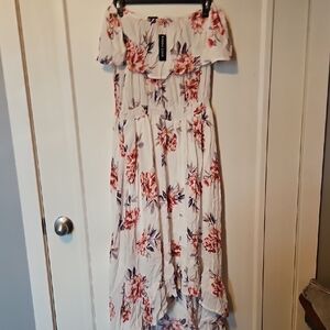 New Look Floral High Low Dress